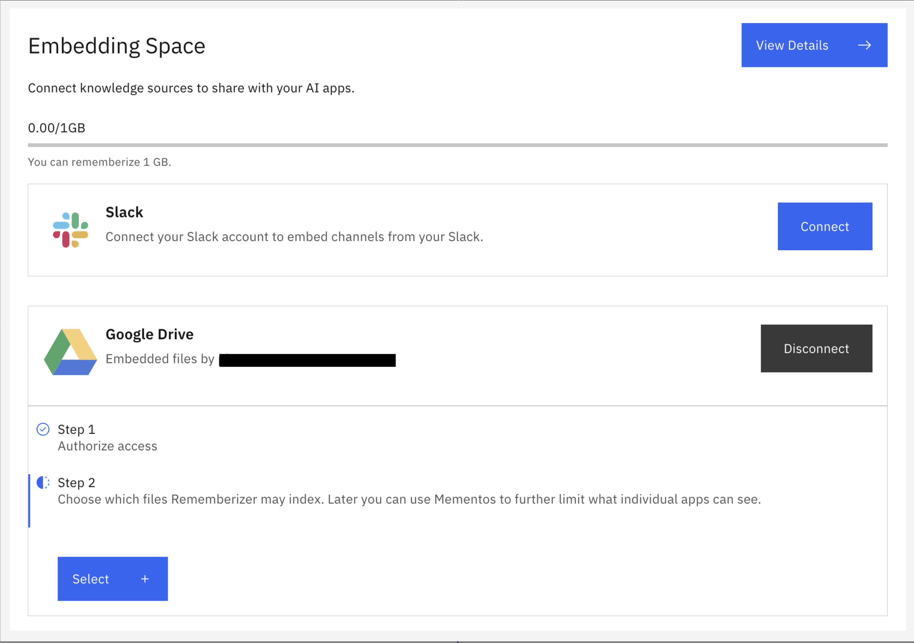 Google Drive 连接确认