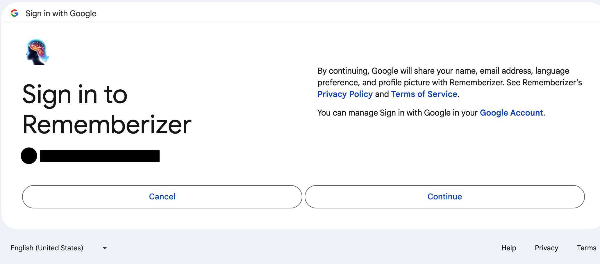 gmail oauth step 2