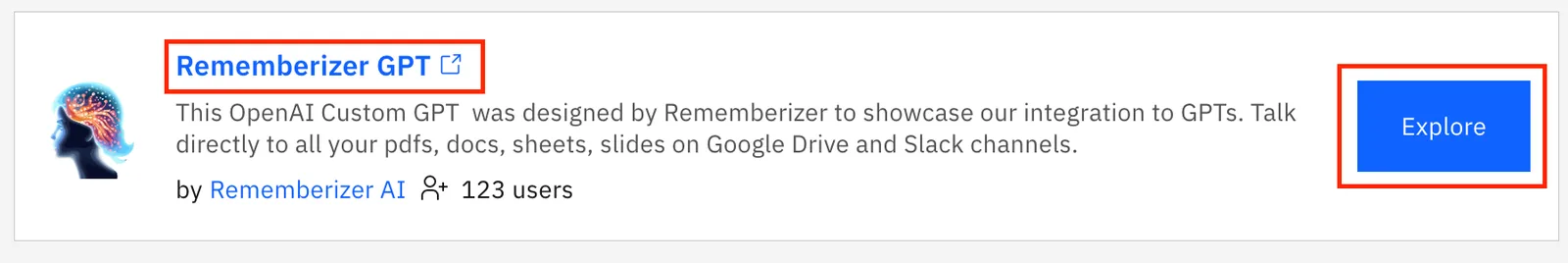 browse your connected app