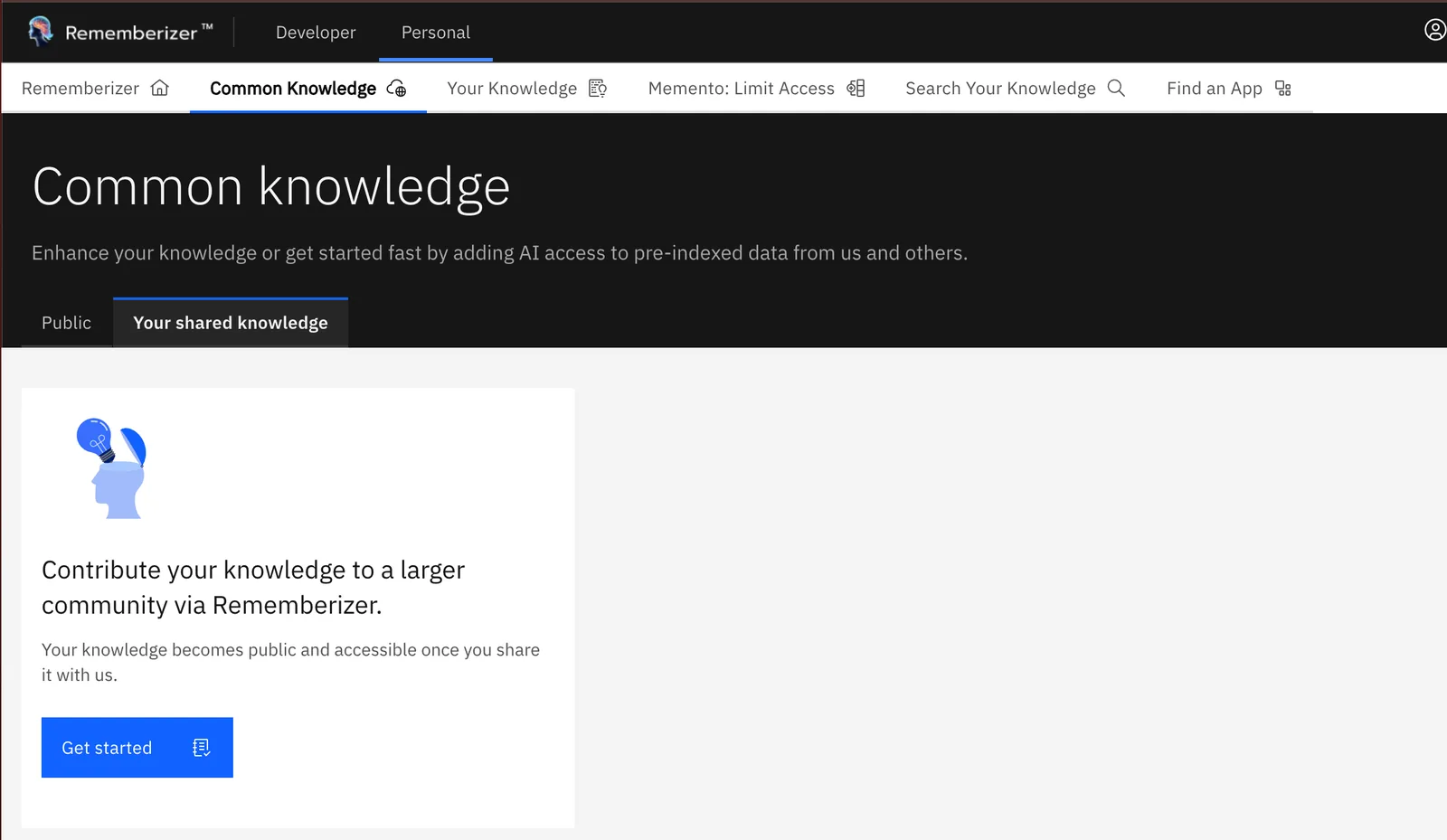 knowledge open API key